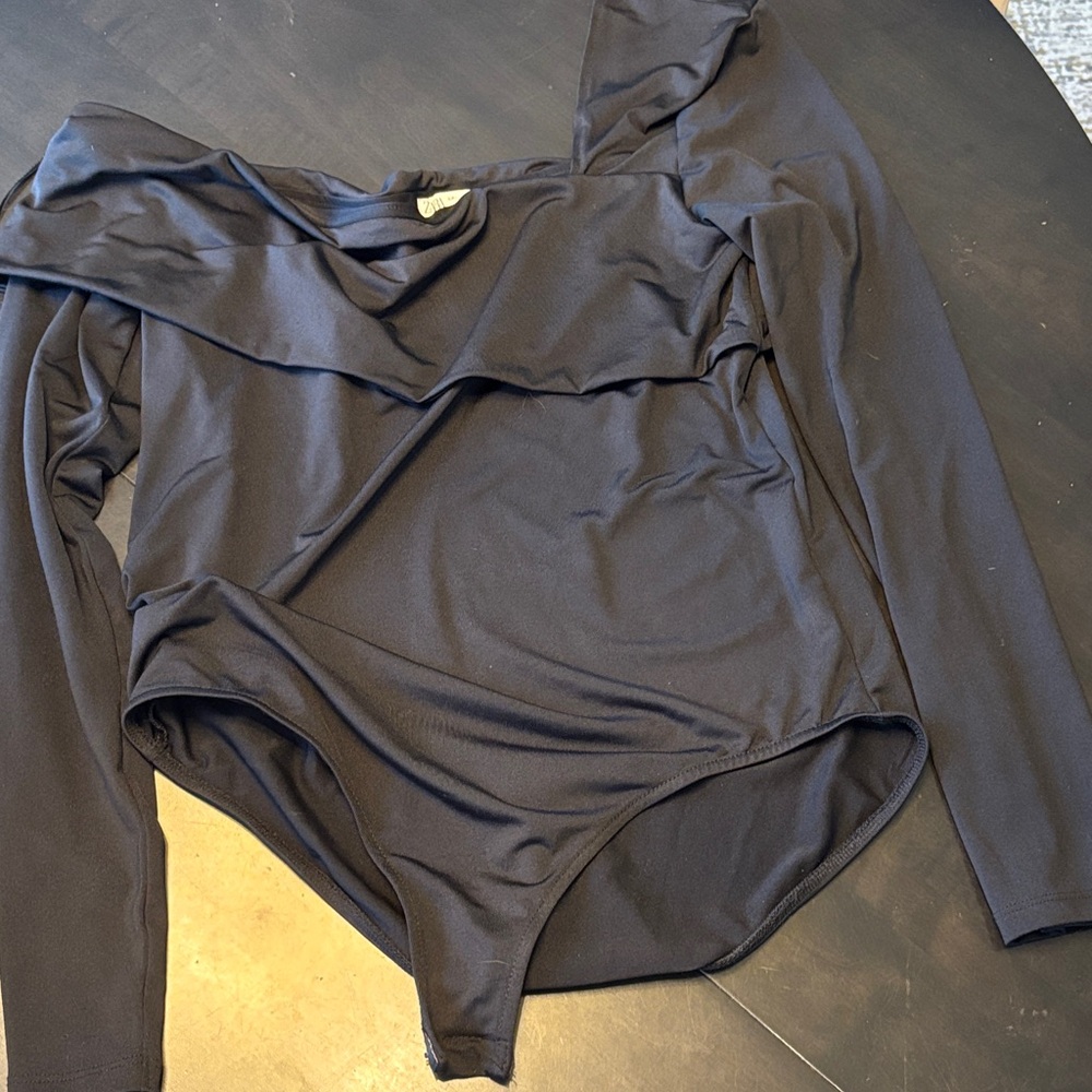 Zara One-Shoulder Bodysuit